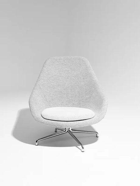 About a Lounge Chair high AAL91 från Hay - Steelcut / Svart pulverlakeret aluminum - Jacobsen Plus