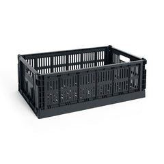 Colour Crate Stor, kolgrå från Hay