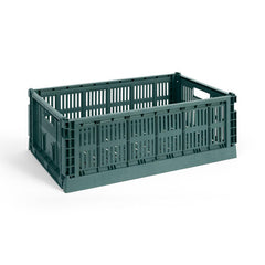 Colour Crate Stor, mörkgrön från Hay