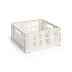 Colour Crate Medium Square, offwhite från Hay