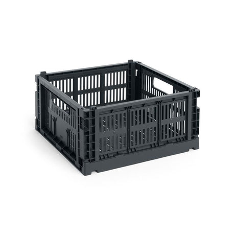 Colour Crate Medium Square, Kolgrå från HAY - Jacobsen Plus