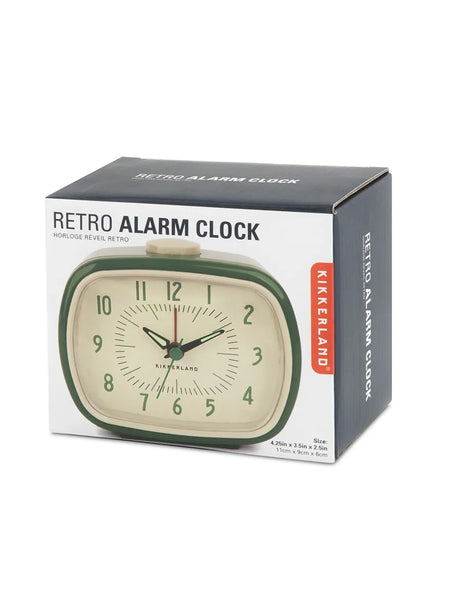 Retro Alarm Clock, grön från Kikkerland - 3 - Jacobsen Plus