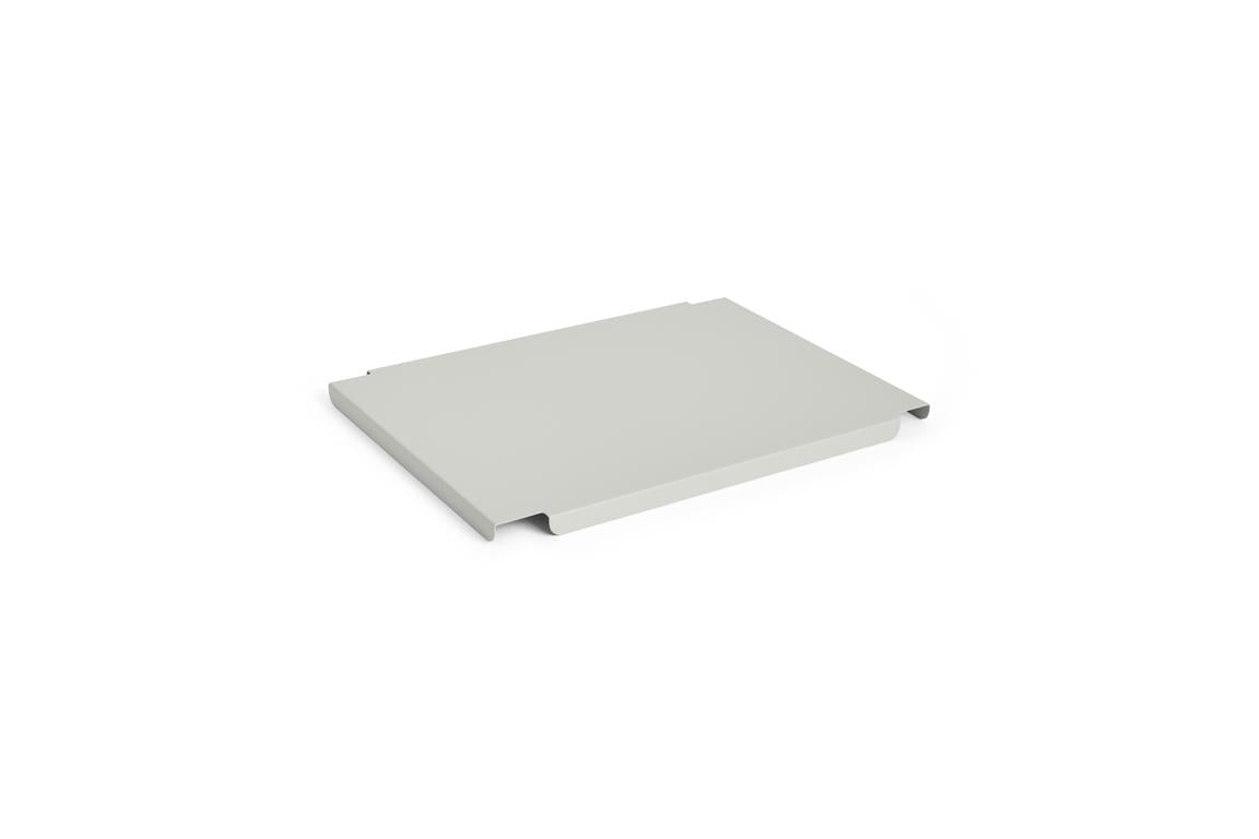 Colour crate i metall, låg, medium från Hay - Grey - Jacobsen Plus
