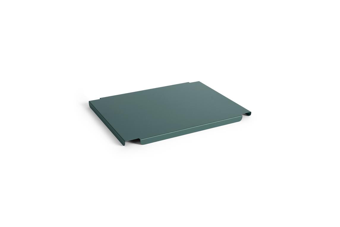 Colour crate i metall, låg, medium från Hay - Dark green - Jacobsen Plus