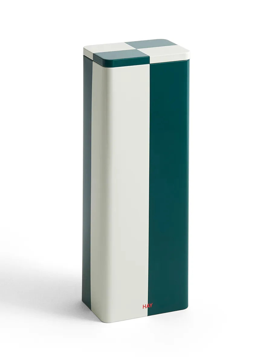 Tin Container från HAY - Slim Green-Off White - Jacobsen Plus