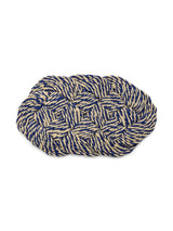 Coco Dörrmatta, Swirl från Hay - Blue and off-white - Jacobsen Plus