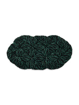Coco Dörrmatta, Swirl från Hay - Green and black - Jacobsen Plus