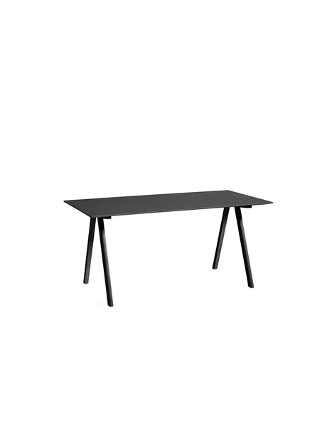 CPH10 Skrivbord, 160 cm från Hay - Sortlakeret eg / Sortlakeret eg - Jacobsen Plus