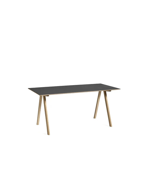 CPH10 Skrivbord, 160 cm från Hay - Sortlakeret eg / Sortlakeret eg - Jacobsen Plus