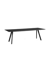 CPH30 bord, 250 cm från Hay - Svart linoleum / Sortlakeret eg / L: 250 x B: 90 x H: 74 cm - Jacobsen Plus