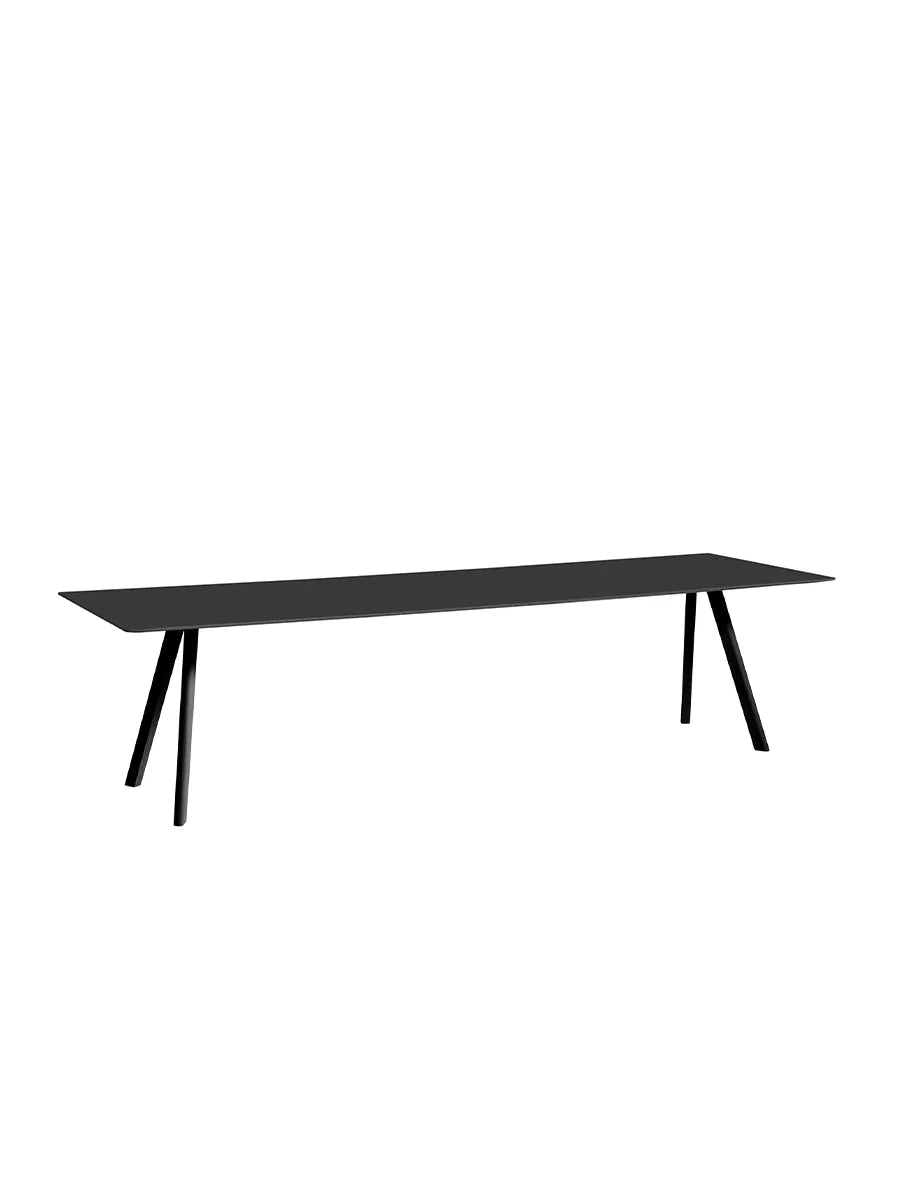 CPH30 bord, 300 cm från HAY - Sortlakeret eg / Sortlakeret eg / L: 300 x B: 90 x H: 74 cm - Jacobsen Plus