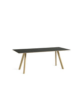 CPH30 bord, 200 cm från Hay - Svart linoleum / Lackerad eg - Jacobsen Plus