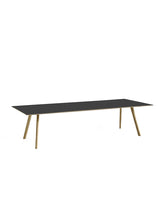 CPH30 bord, 300 cm från HAY - Svart linoleum / Lackerad eg / L: 300 x B: 120 x H: 74 cm - Jacobsen Plus