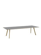 CPH30 bord, 300 cm från HAY - Grå linoleum / Lackerad eg / L: 300 x B: 120 x H: 74 cm - Jacobsen Plus