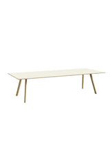 CPH30 bord, 300 cm från HAY - Off white linoleum / Lackerad eg / L: 300 x B: 120 x H: 74 cm - Jacobsen Plus