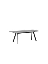 CPH30 Utdragbart bord från Hay - Sortlakeret eg / Sortlakeret eg / L: 200-400 x B: 90 x H: 74 cm - Jacobsen Plus