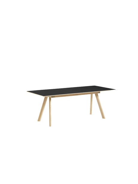 CPH30 Utdragbart bord från Hay - Sortlakeret eg / Sortlakeret eg / L: 160-310 x B: 80 x H: 74 cm - Jacobsen Plus