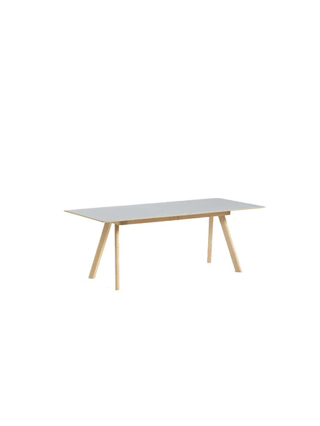 CPH30 Utdragbart bord från Hay - Sortlakeret eg / Sortlakeret eg / L: 160-310 x B: 80 x H: 74 cm - Jacobsen Plus