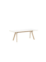 CPH30 Utdragbart bord från Hay - Vit laminat / Lackerad eg / L: 200-400 x B: 90 x H: 74 cm - Jacobsen Plus