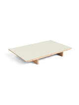 CPH30 Iläggsskiva från HAY - Off white linoleum / Lackerad eg / L: 50 x B: 80 cm - Jacobsen Plus