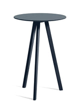 Copenhague CPH20 Bord, Ø70 cm från Hay - Deep Blue lakeret eg / Smokey Blue linoleum - Jacobsen Plus