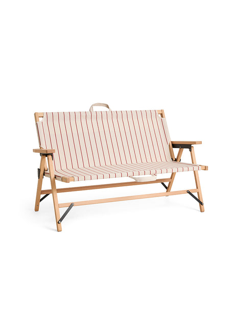 Outdoor Market Fällbar Soffa från Hay - Beige with red stripe - Jacobsen Plus