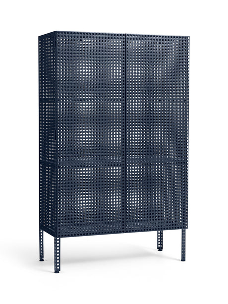 Perforated Cabinet Golv, Stor från Hay - Steel blue - Jacobsen Plus