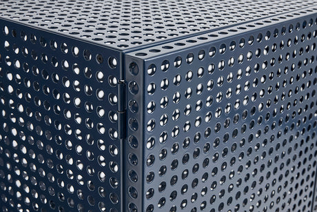 Perforated Cabinet Golv, Stor från Hay - Steel blue - Jacobsen Plus
