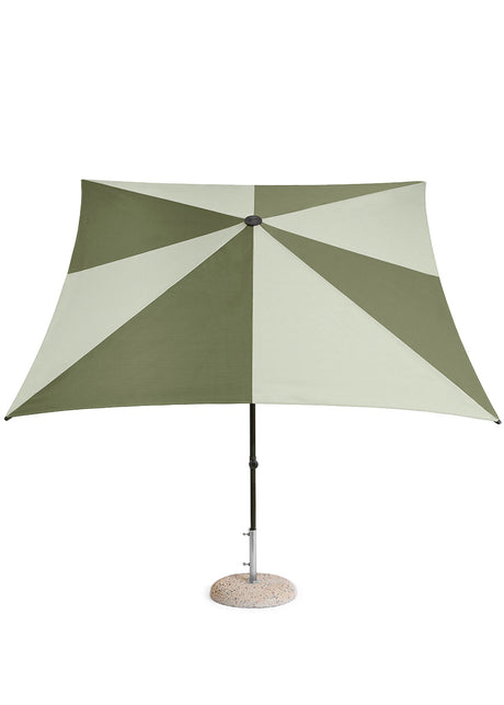 Terrazza Parasoll, Square från HAY - Green and dark green - Jacobsen Plus