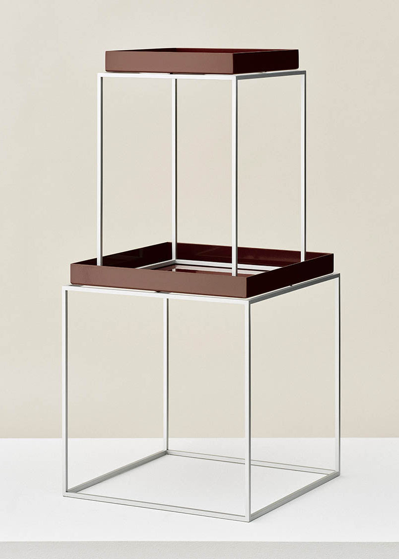 Tray Table Medium 40x40, silikonbelagt stålunderrede från HAY - 1 - Jacobsen Plus