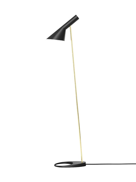 AJ Golvlampa, svart/mässing av Arne Jacobsen - 1 - Jacobsen Plus