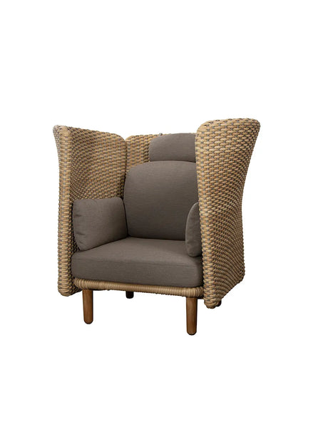 Arch Loungestol, hög arm/rygg från Cane-line - 3 - Jacobsen Plus