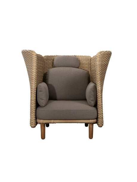 Arch Loungestol, hög arm/rygg från Cane-line - 4 - Jacobsen Plus