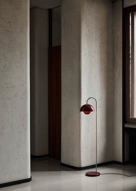 Flowerpot VP12 Golvlampa från &Tradition - Steel Blue - Jacobsen Plus