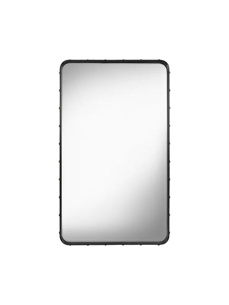Adnet spegel, fyrkantig från GUBI - Medium / Black - Jacobsen Plus