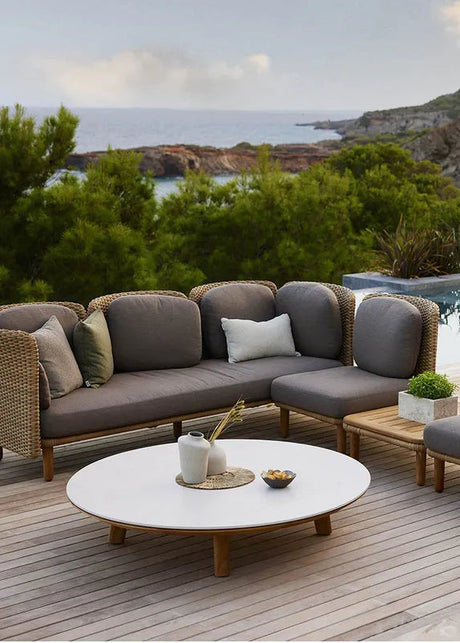 Arch 3-sits Soffa med låg arm/rygg från Cane-line - 2 - Jacobsen Plus