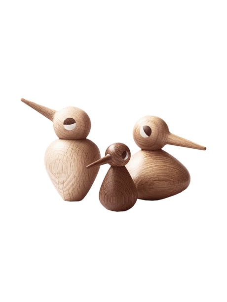 Birds av Kristian Vedel - Lys eg / Lille H: 7,5cm-Ø: 4cm - Jacobsen Plus
