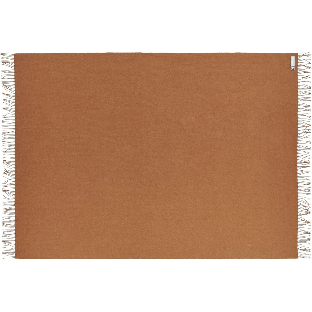 Silkeborg Uldspinderi - Arequipa Pläd, Kamelbrun, 130x200 cm - 2 - Jacobsen Plus