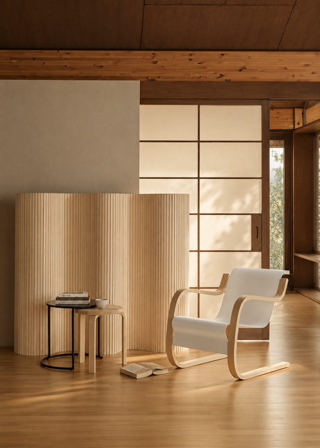 Armchair 42 från Artek - Svart - Jacobsen Plus