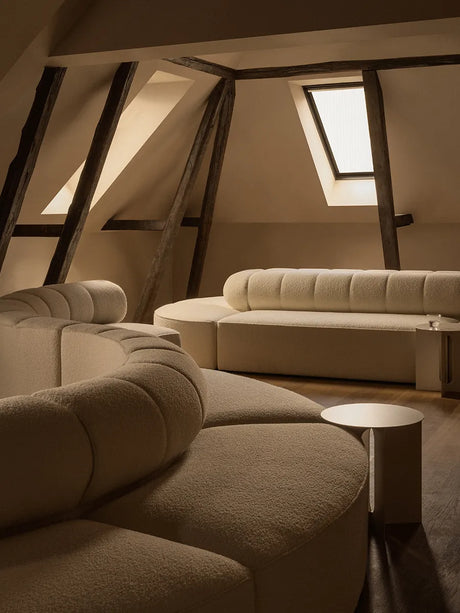 Eave Seamline modulsoffa för 4 personer, konfiguration 1 från Audo Copenhagen - Audo Bouclé 02 - Jacobsen Plus