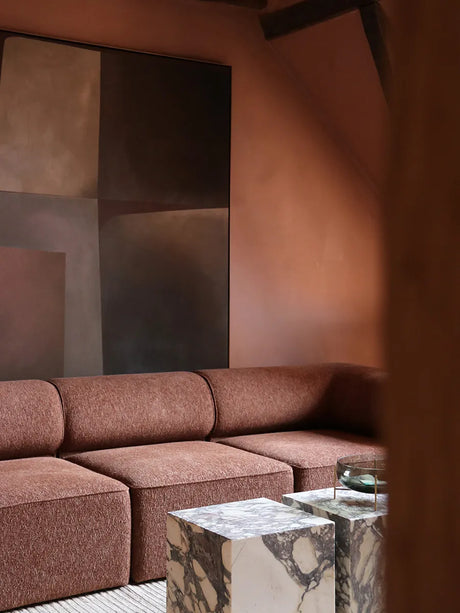 Eave Sofa 3 pers. Configuration 2 från Audo Copenhagen - Bouclé 02 - Jacobsen Plus