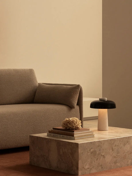 Offset 2-sits bäddsoffa från Audo Copenhagen - Audo Bouclé 02 - Jacobsen Plus
