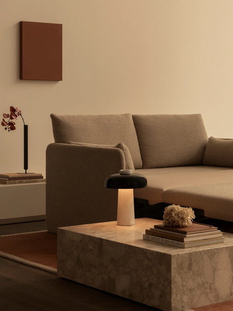 Offset 3-sits bäddsoffa från Audo Copenhagen - Audo Bouclé 02 - Jacobsen Plus
