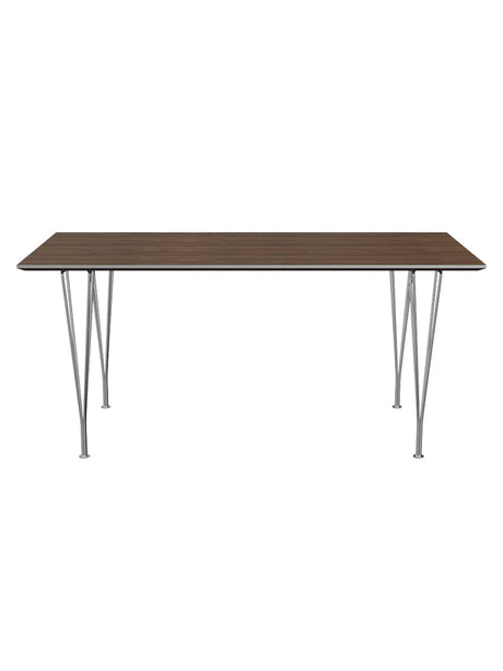 Piet Hein B638 Matbord, 160 x 80 cm från Fritz Hansen - Vit laminat m. alukant - Jacobsen Plus