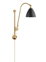 Bestlite BL5 Vägglampa från GUBI - Soft black semi mat - Mässing - Jacobsen Plus