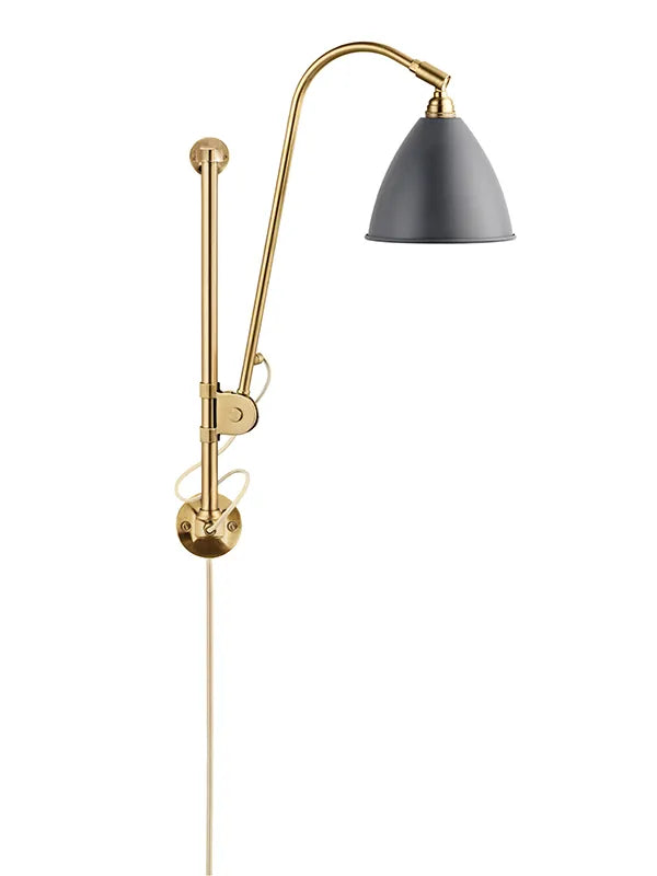 Bestlite BL5 Vägglampa från GUBI - Grå - Mässing - Jacobsen Plus
