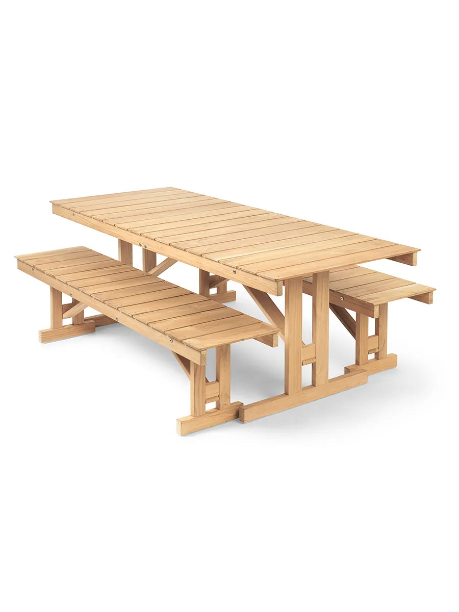 BM1771 Utomhusmatbord i teak av Børge Mogensen - 5 - Jacobsen Plus