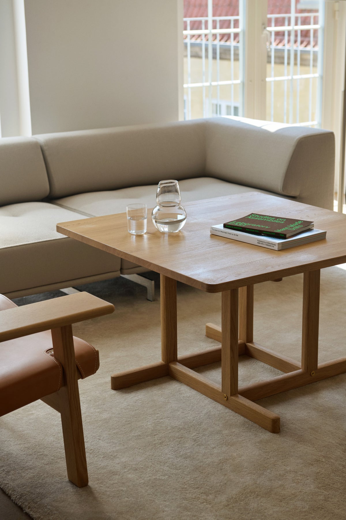 BM80 Shaker soffbord, fyrkantigt av Børge Mogensen - 2 - Jacobsen Plus