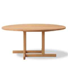 BM80 Shaker soffbord, runt av Børge Mogensen