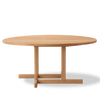 BM80 Shaker soffbord, runt av Børge Mogensen